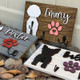 Custom Shiplap Dog Leash Holder, Personalized Leash holder