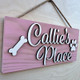 Dog Name Sign, 3D Dog Name Sign, Custom Dog Name Sign