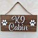 Dog Name Sign, 3D Dog Name Sign, Custom Dog Name Sign