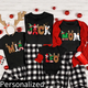 Family Monogram Christmas Shirt,Personalized Christmas Name Shirt
