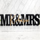 Custom Wedding Gift Sign Name, Personalized Family Name Wood Letters Mr Mrs