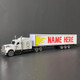 Personalized Toy Truck With Child Name