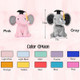 Personalized Graduation Gift Preschool graduation Stuffed Animal Elephant