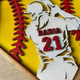 Personalized Baseball Gift for Boys, 3D Baseball Plaque, Softball Name Sign for Boy or Girl Ball Player