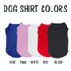 Custom Dog Sports Shirt with Name and Number, Personalized Dog Shirt Custom Shirt for Dog  Dog Coach Shirt