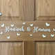 Coloured Acrylic Door Name Sign with Stars or Hearts