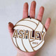 Personalized Volleyball Wooden Christmas Ornament