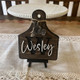 Large Personalized Cow Tag, Decorative Board, Cow Decor