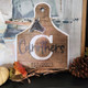 Large Personalized Cow Tag, Decorative Board, Cow Decor