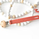 Personalized Baby Pacifier Clip Silicone Clip Holder Custom Baby Gift
