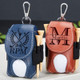 Leather Personalized Golf Ball Bag-Golf Ball And Tees Holder-Golf Holder-Accessories