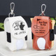 Leather Personalized Golf Ball Bag-Golf Ball And Tees Holder-Golf Holder-Accessories