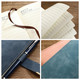 Personalized Birth Flower Notebook & Pen Set, Custom Name Leather Journal Gift