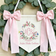 Custom Baby Banner For Hospital Door Sign & Nursery, Monogram Baby Announcement Banner