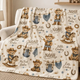 Personalized Cowboy Baby Blanket, My First Rodeo Blanket