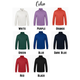 Embroidered Mickey Minnie Christmas Quarter Zip Sweatshirt