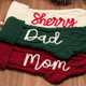 Personalized Christmas Stocking Embroidered Holiday Stocking