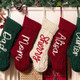 Personalized Christmas Stocking Embroidered Holiday Stocking