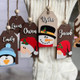 Reindeer Personalized Christmas Stocking Tags