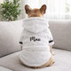 Personalized Dog Bathrobe, Custom Name Embroidered Pet Robe, Cozy Fleece Dog Towel