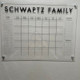 Large Acrylic Calendar, Dry Erase Monthly Acrylic Wall Calendar, 2023 Minimalist Wall Calendar