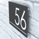 Modern Contemporary Property Number Door Sign Plaque