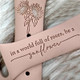 Be a Sunflower Engraved Watch Band