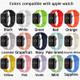 Personalized Custom Engraved Silicone Replacement Band Compatible with Apple Watch, Samsung
