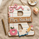 Personalized Teacher Name Sign Rule Apple 3D Layer