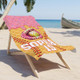 Custom Drip Baseball Beach Towel Personalized Ice Cream Drip Boy Baseball Towel