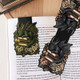 Personalized Vintage Book Floral Dragon Magnetic Bookmark