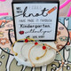 End of Year Teacher Gift Knot Bangle with apple charm, personalized Heart Card!