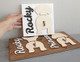 Custom Dog Leash Holder | Personalized Breed Dog Leash Holder