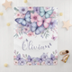 Personalized Butterfly Nursery Blanket Custom Baby Name Blanket