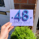 Pastel Coloured Gloss Door Number House Sign House Number Modern Design 3D House Number Personalised House Personalised Plaque Number Sign