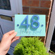 Pastel Coloured Gloss Door Number House Sign House Number Modern Design 3D House Number Personalised House Personalised Plaque Number Sign