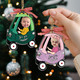 Custom Kids Photo Car Visor Clip: Personalized Fathers Day Gift for Dad,
