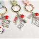 Personalized Teacher Keychain,Teacher Appreciation Gift,Custom Name Leather Keychain