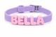 Customizable Silicone Dog Collar with Name | Pastel Puppy Pet Collar