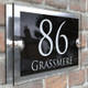 Acrylic Personalised Wall Plaque House Number Door Number Sign Plaque