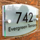 Bespoke Personalised House Number Street Address Sign