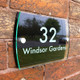Bespoke Personalised House Number Street Address Sign