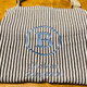 Personalized Embroidered Striped Apron