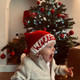 Personalised Christmas Santa Hat . Baby Toddler & Aldult Santa Hat