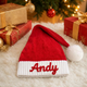 Personalised Christmas Santa Hat . Baby Toddler & Aldult Santa Hat