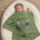 Custom Baby Name Blanket,Personalized Hand Embroidered Baby Blanket