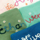 Custom Baby Name Blanket,Personalized Hand Embroidered Baby Blanket