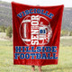 Personalized Football Blanket, Senior 2026 Custom Football Team
