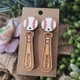 BASEBALL or SOFTBALL EARRINGS  Personalized gift