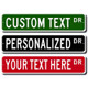 Custom Street Sign, Metal Street Sign, Personalized Street Sign